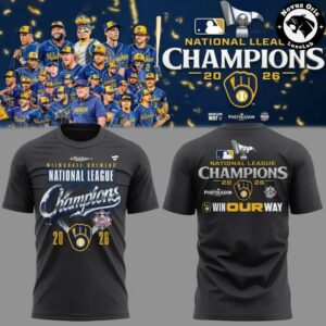 Milwaukee Brewers National League Champions 2026 T Shirt 4