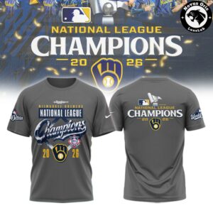 Milwaukee Brewers National League Champions 2026 T Shirt 5