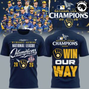 Milwaukee Brewers National League Champions 2026 T Shirt 6