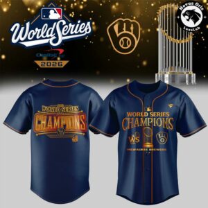 Milwaukee Brewers World Series Champions 2026 Baseball Jersey 6