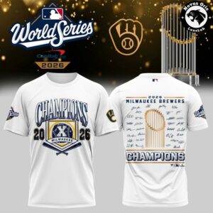 Milwaukee Brewers World Series Champions 2026 Graphic T-Shirt