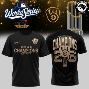 Milwaukee Brewers World Series Champions 2026 Graphic T Shirt 3