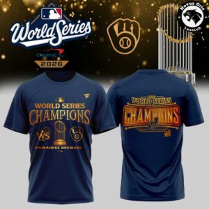 Milwaukee Brewers World Series Champions 2026 Graphic T Shirt 5