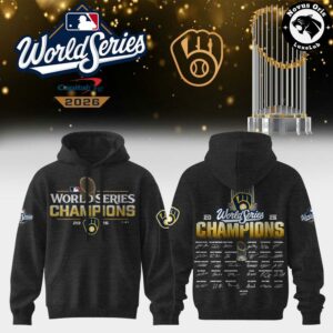 Milwaukee Brewers World Series Champions 2026 Hoodie 8