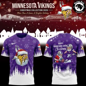 Minnesota Vikings Christmas Collection 2026 T-Shirt