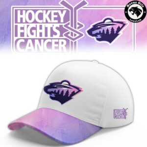 Minnesota Wild Hockey Fights Cancer Night 2026 Lavender Hoodie 4