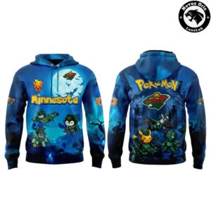 Minnesota Wild x Pokmon Halloween Night 2026 Hoodie 2