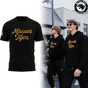 Missouri Tigers Mizzou Gold 2026 Black Graphic T-Shirt