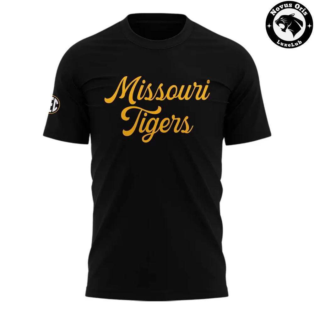 Missouri Tigers Mizzou Gold 2026 Black Graphic T-Shirt Missouri Tigers Mizzou Gold 2026 Black Graphic T-Shirt