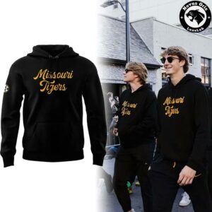 Missouri Tigers Mizzou Gold 2026 Black Pullover Hoodie