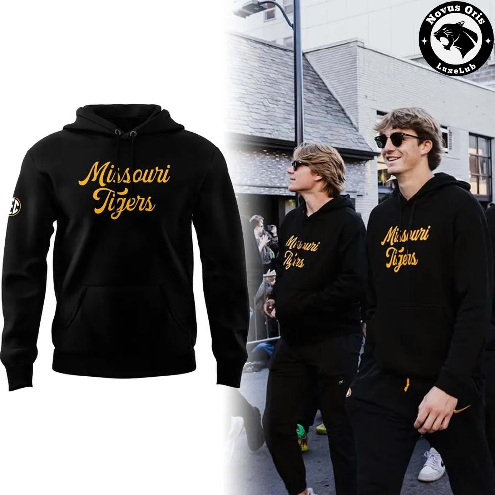 Missouri Tigers Mizzou Gold 2026 Black Pullover Hoodie Missouri Tigers Mizzou Gold 2026 Black Pullover Hoodie