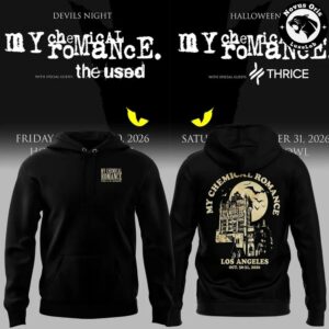 My Chemical Romance Hollywood Bowl LA 2026 Hoodie 2