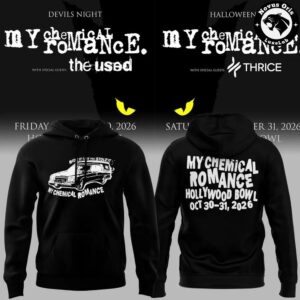 My Chemical Romance Hollywood Bowl LA 2026 Hoodie 3