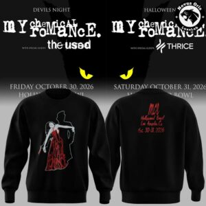 My Chemical Romance Hollywood Bowl LA 2026 Sweatshirt 4