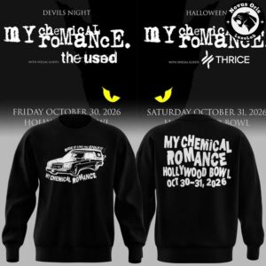 My Chemical Romance Hollywood Bowl LA 2026 Sweatshirt 5