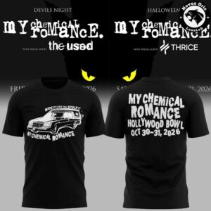 My Chemical Romance Hollywood Bowl LA 2026 T Shirt 5