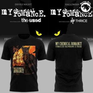 My Chemical Romance Hollywood Bowl LA 2026 T Shirt 6