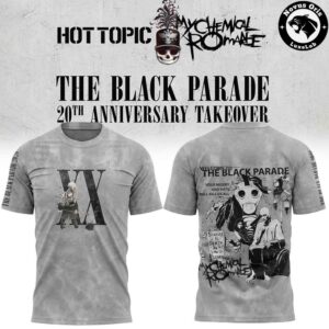 My Chemical Romance The Black Parade 20th Anniversary 2026 T Shirt 2