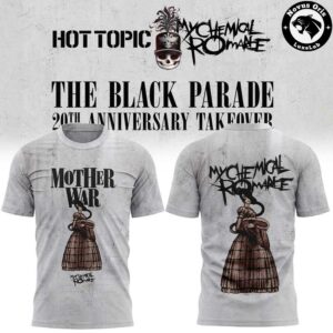 My Chemical Romance The Black Parade 20th Anniversary 2026 T Shirt 4