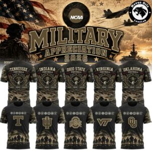NCAA Military Appreciation 2026 Camo Graphic T-Shirt