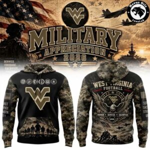 NCAA Military Appreciation 2026 Camo Hoodie 2