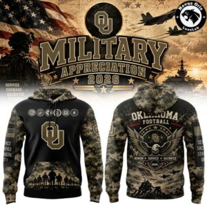 NCAA Military Appreciation 2026 Camo Hoodie 3