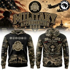 NCAA Military Appreciation 2026 Camo Hoodie 4