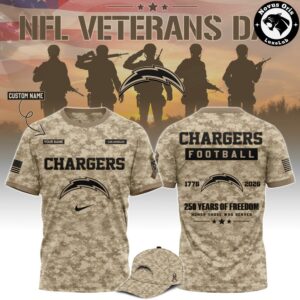 NFL Veterans Day 2026 Camo Custom Graphic T Shirt 14