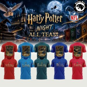 NFL x Harry Potter Night All Team 2026 T Shirt 2