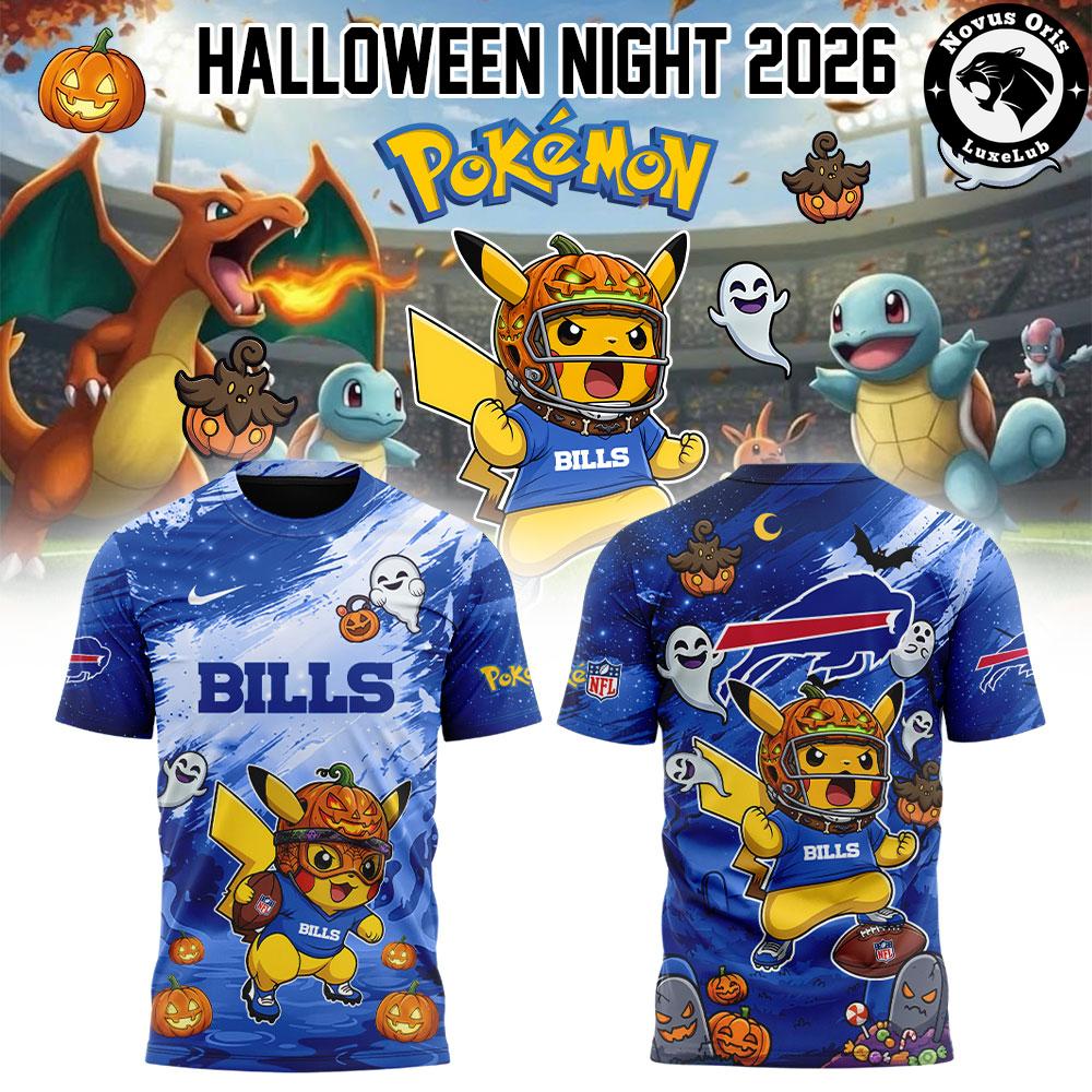 NFL x Pokemon Halloween Night All Team 2026 T-Shirt NFL x Pokemon Halloween Night All Team 2026 T-Shirt