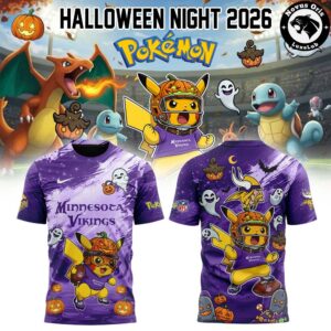 NFL x Pokemon Halloween Night All Team 2026 T Shirt 3