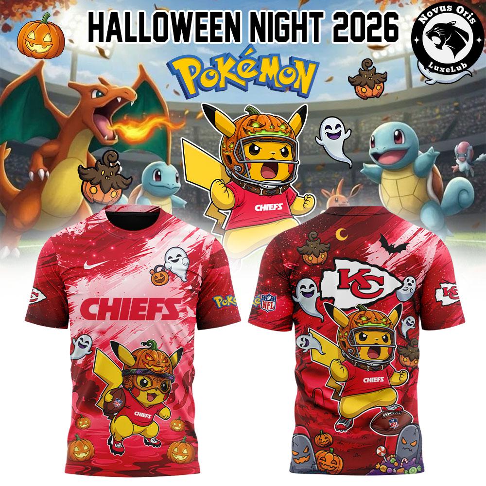 NFL x Pokemon Halloween Night All Team 2026 T-Shirt NFL x Pokemon Halloween Night All Team 2026 T-Shirt