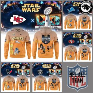 NFL x Star Wars Super Bowl LXI All Team 2027 Hoodie
