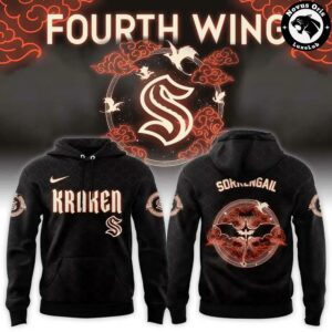 NHL x Fourth Wing Night All Team 2026 Black Hoodie 3