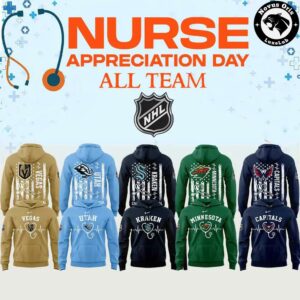 NHL x Nurse Appreciation Day All Team 2026 Graphic Hoodie