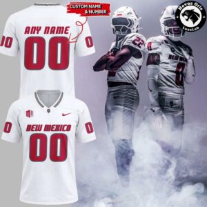 New Mexico Football Whiteout Conditions 2026 White Football Jersey
