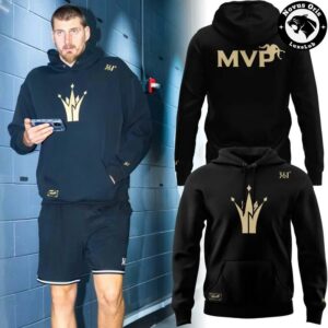 Nikola Jokic x Denver Nuggets Crown MVP 2026 Black Hoodie
