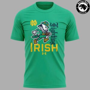 Notre Dame Fighting Irish NCAA 2026 Green T Shirt 2