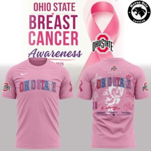 Ohio State Buckeyes Breast Cancer Awareness 2026 T-Shirt