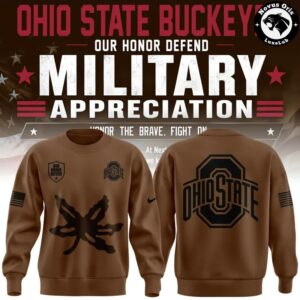Ohio State Buckeyes Military Appreciation 2026 Sweatshirt 1