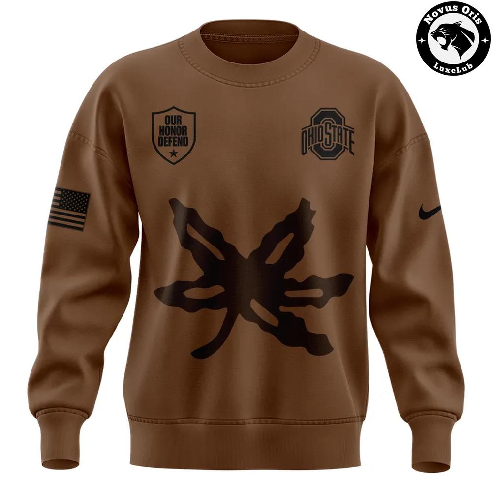 Ohio State Buckeyes Military Appreciation 2026 Sweatshirt Ohio State Buckeyes Military Appreciation 2026 Sweatshirt