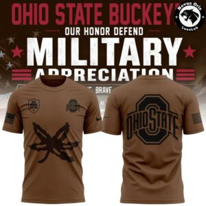 Ohio State Buckeyes Military Appreciation 2026 T Shirt 1