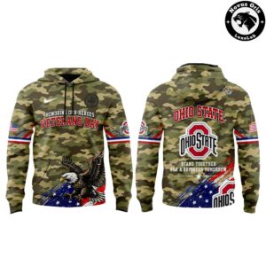 Ohio State Buckeyes Veterans Day 2026 Hoodie 2