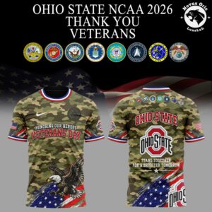 Ohio State Buckeyes Veterans Day 2026 T-Shirt