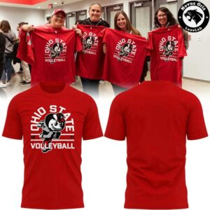 Ohio State Buckeyes Volleyball 2026 Red T-Shirt