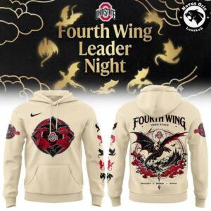 Ohio State Buckeyes x Fourth Wing Leader Night 2026 Hoodie