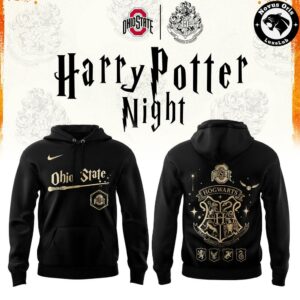 Ohio State Buckeyes x Harry Potter Night 2026 Black Pullover Hoodie 1