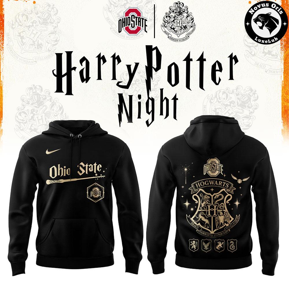 Ohio State Buckeyes x Harry Potter Night 2026 Black Pullover Hoodie Ohio State Buckeyes x Harry Potter Night 2026 Black Pullover Hoodie