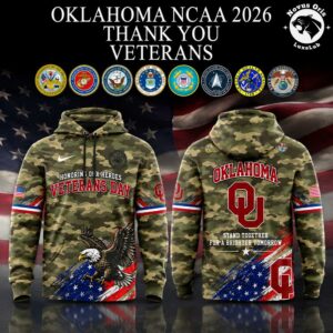 Oklahoma Sooners Veterans Day 2026 Hoodie