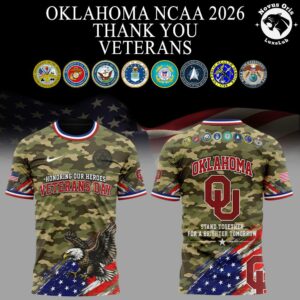 Oklahoma Sooners Veterans Day 2026 T-Shirt